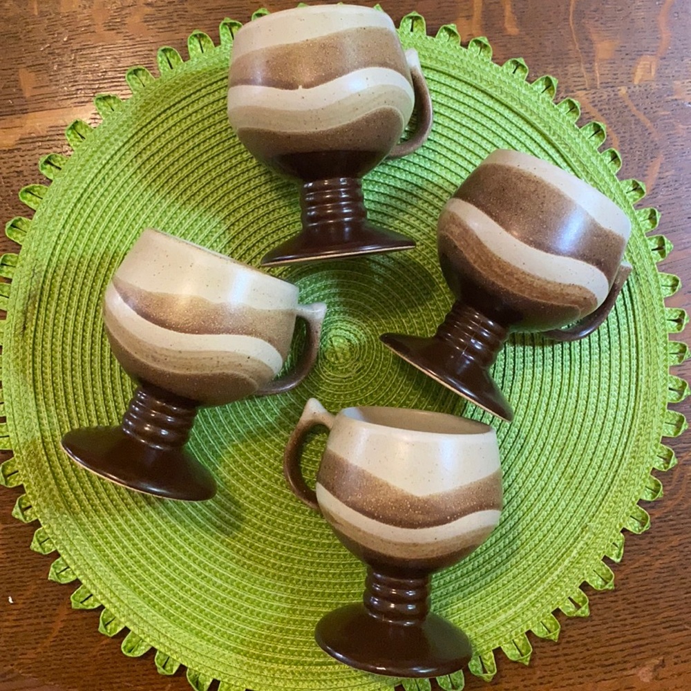 80’s Vintage Mug Set x4 EUC